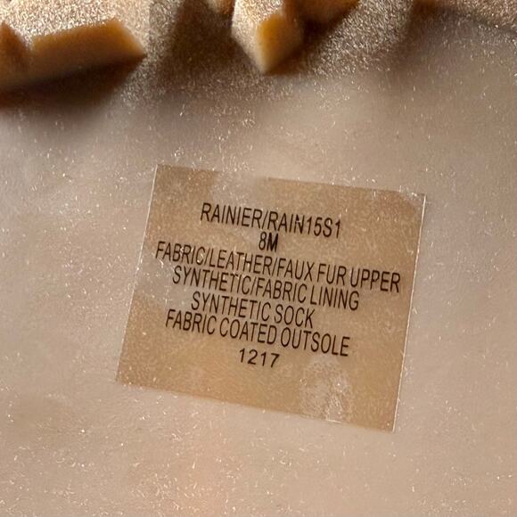 NIB Steve Madden 8M Rainier Lace Up Lug Sole Ankle Boots Rust Multi Studded - Picture 10 of 12